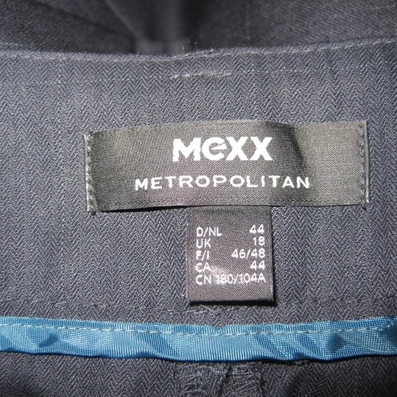 Mexx Metropolitan Navy blue wide leg pants - Picture 4 of 4